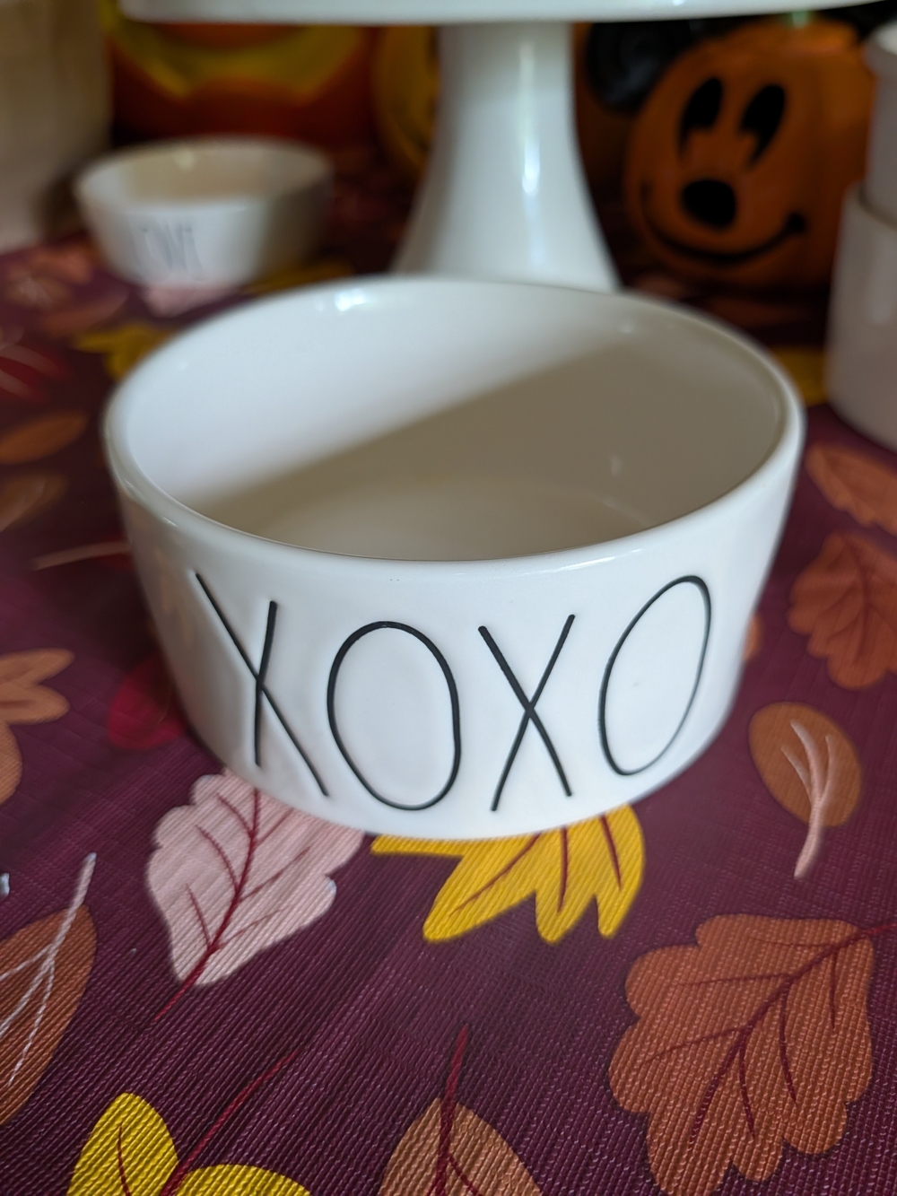 Rae Dunn XOXO White Ceramic Bowl